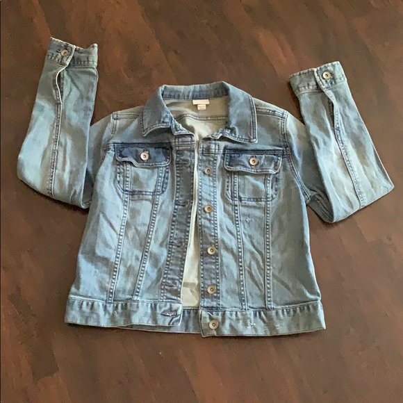 Merona Jackets & Blazers - Merona Distressed Denim Jacket